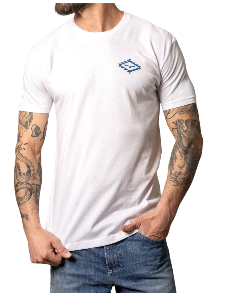 Kimes Ranch Mens White San Juan Logo T-Shirt