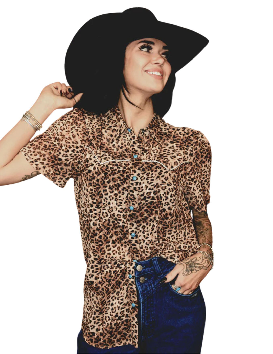2 Fly Co. Western Wild Short Sleeve Shirt