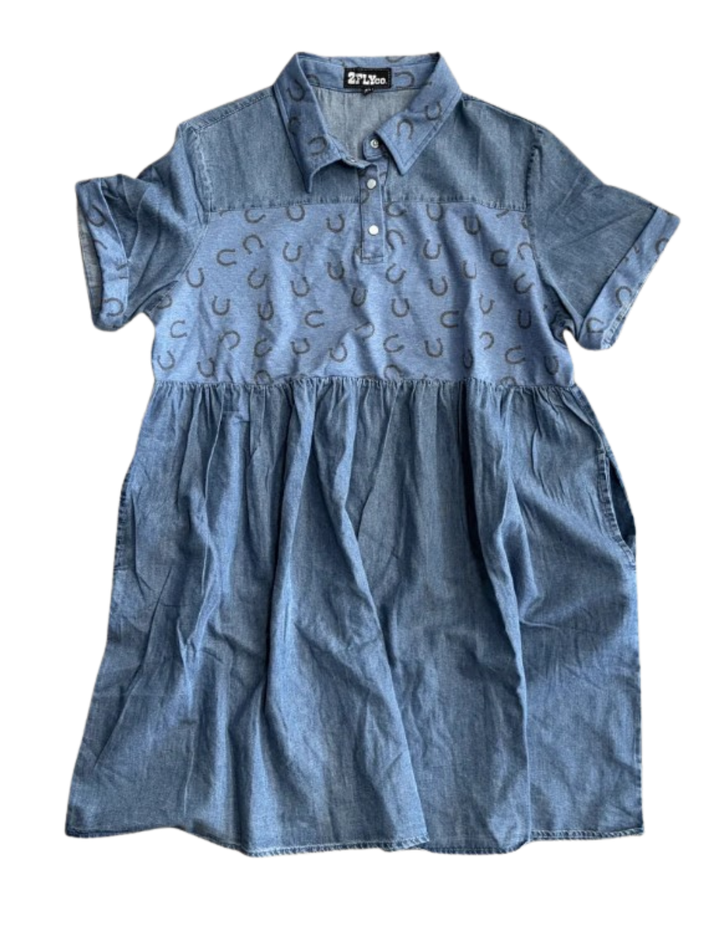 Hot Two Trot Denim Dress