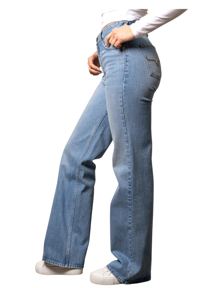 Kimes Ranch Womens Zoey Light Wash High Rise Jeans