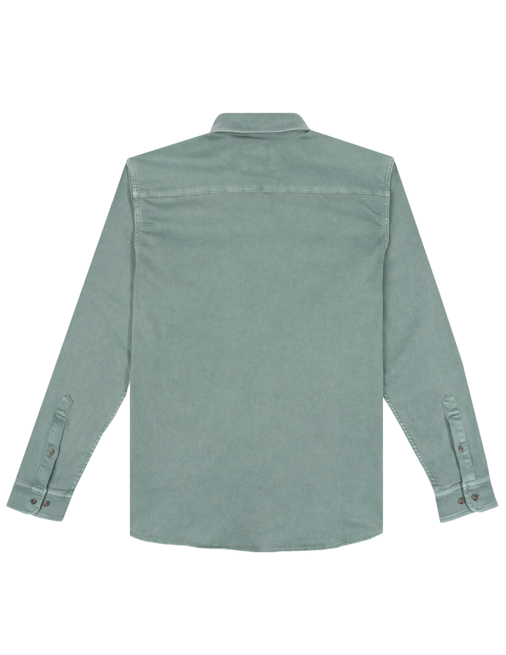 Poncho Mens The Mentone Long Sleeve Denim Shirt