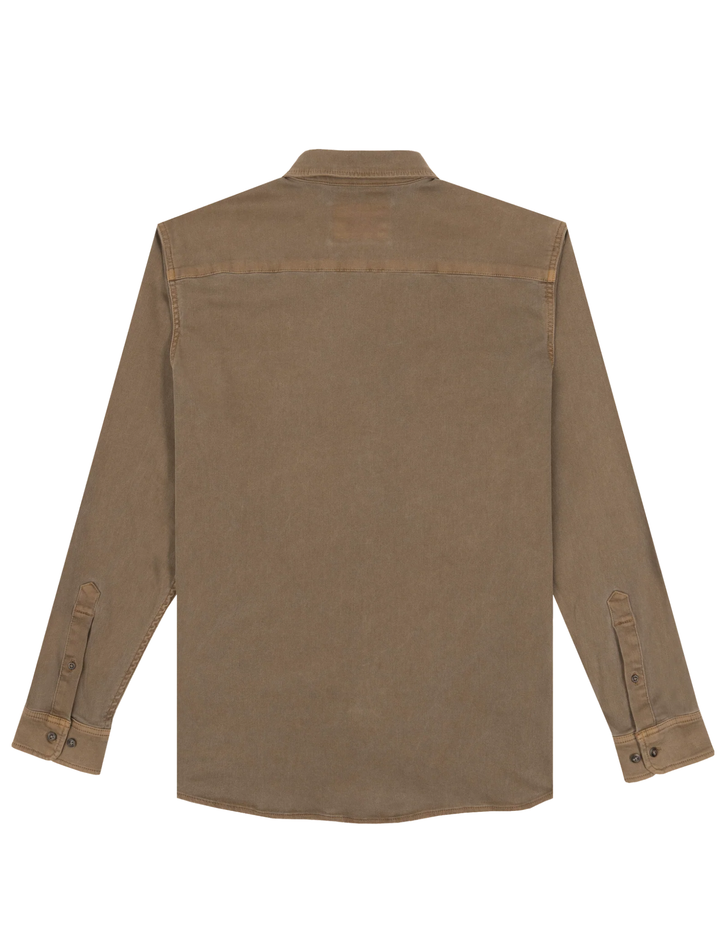 Poncho Mens The Monteagle Long Sleeve Denim Shirt