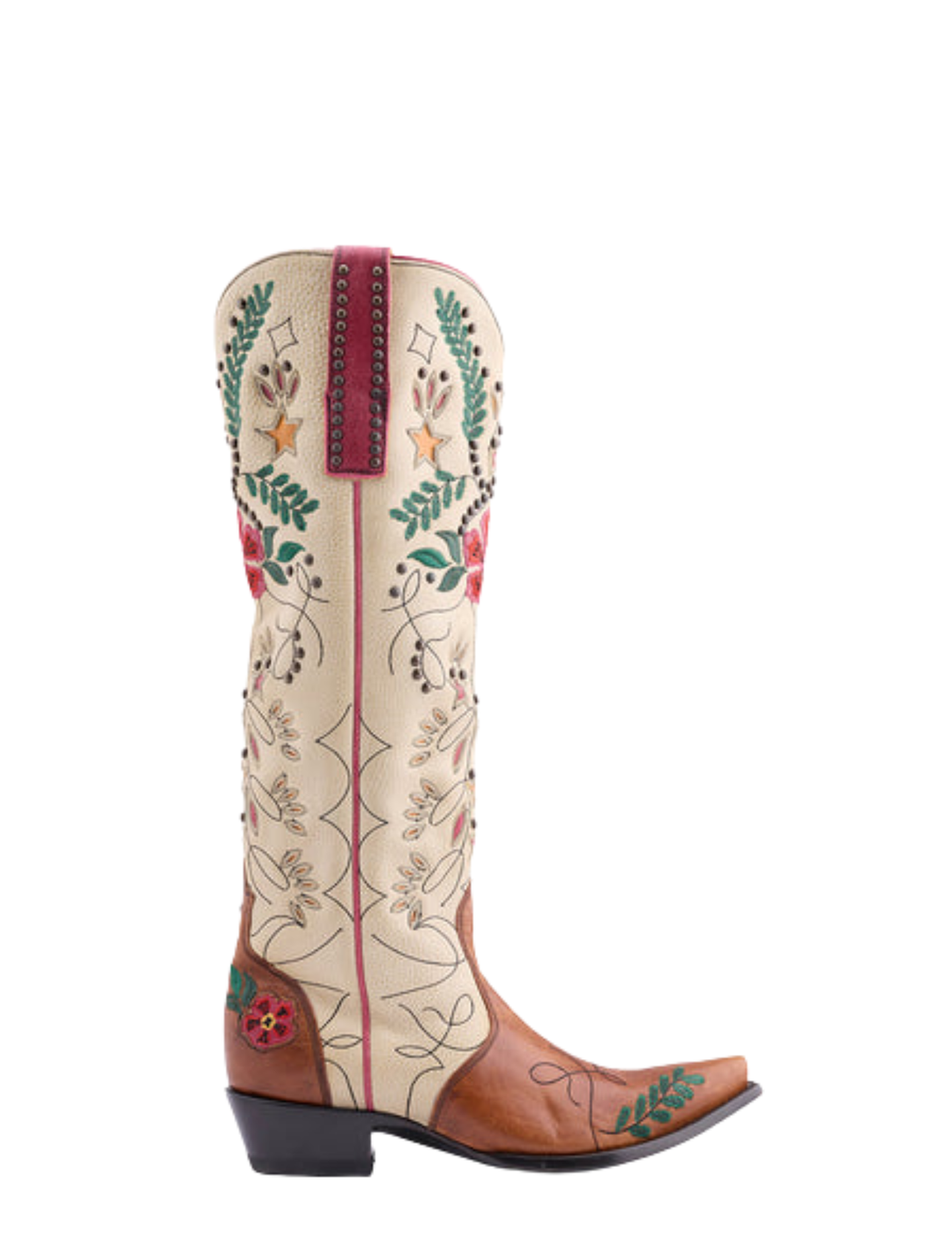 Old Gringo Womens Full Bloom Cream and Nut Boots