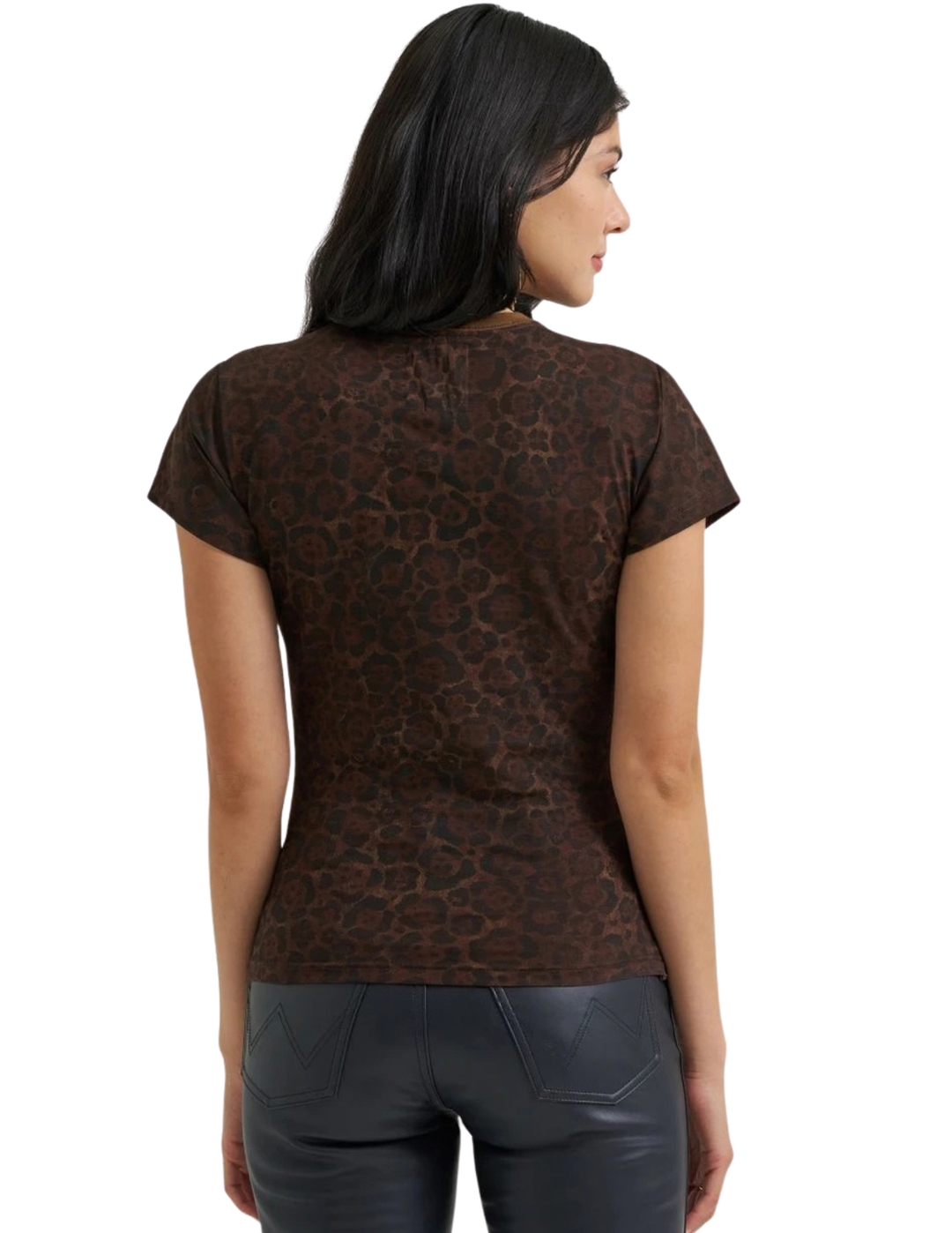 Wrangler Womens Lainey Wilson Leapord T-Shirt