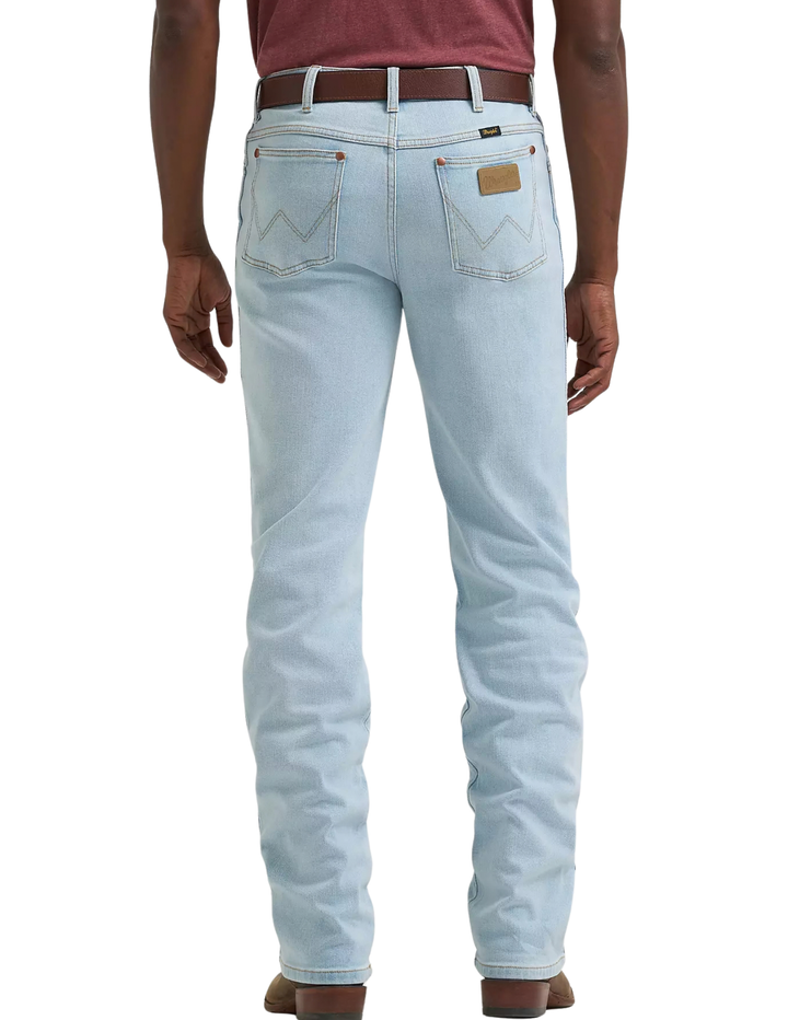 Wrangler Mens Light Wash Tough Light Slim Fit  Jeans