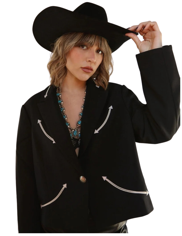 H Bar C Womens Black Calamity Jacket