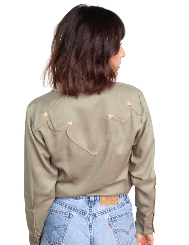 H Bar C Womens Green Lake Tahoe Long Sleeve Shirt
