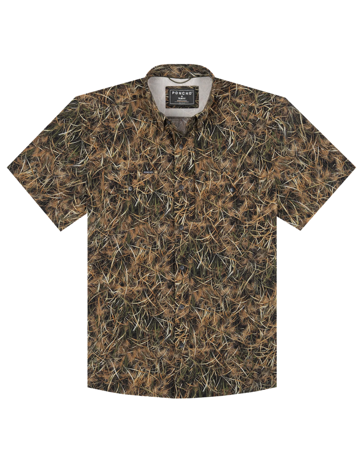 Poncho Mens The Layout Blind Short Sleeve Shirt