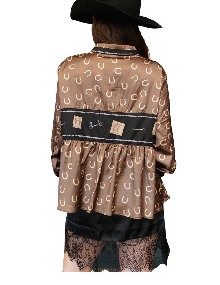 2 Fly Co. Womens A Bit Lucky Top