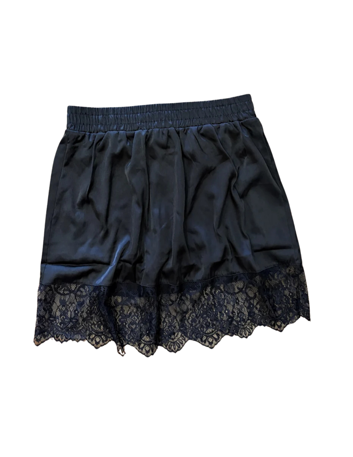 2 Fly Co. Womens My Lace Ex-Trendy Midnight Skirt