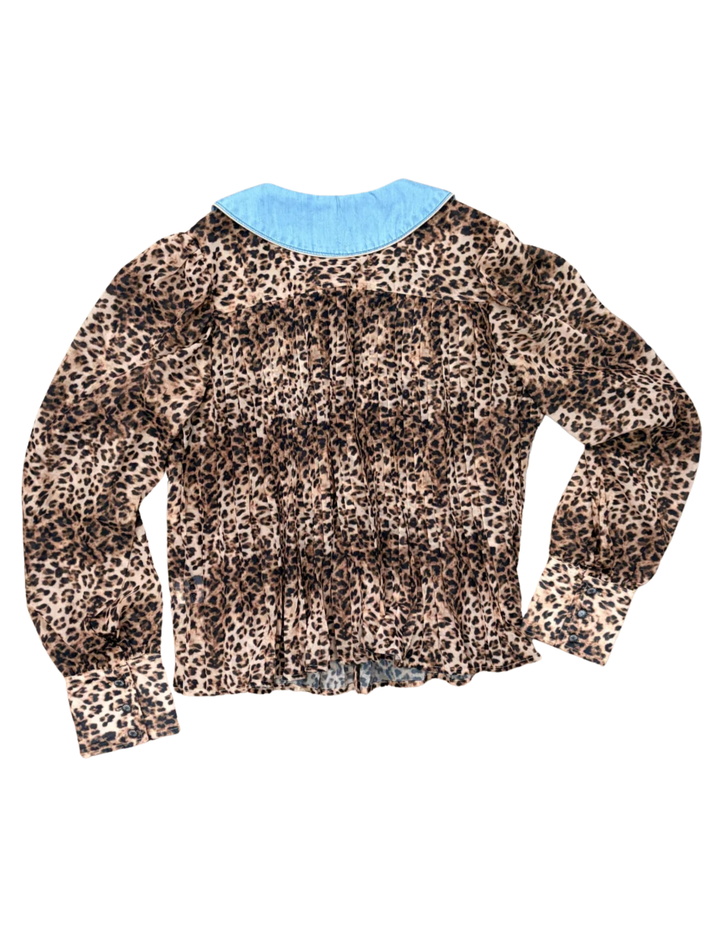 2 Fly Co. Womens Desert Bloom Leopard Top