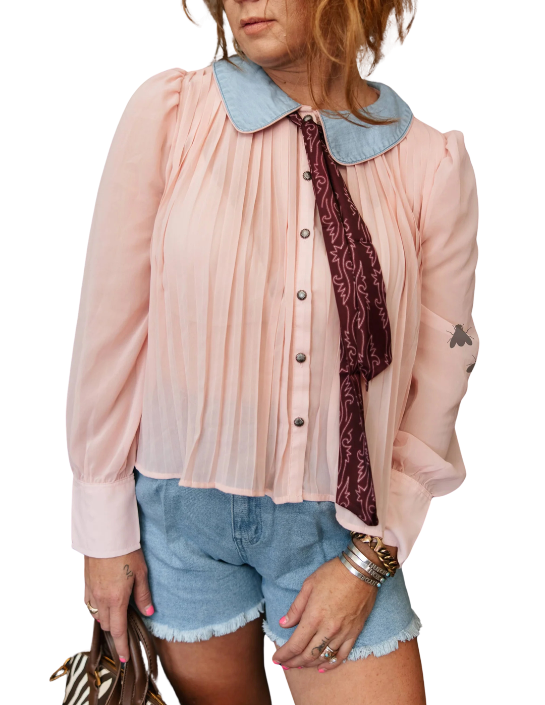 2 Fly Co. Womens Desert Bloom Blush Top