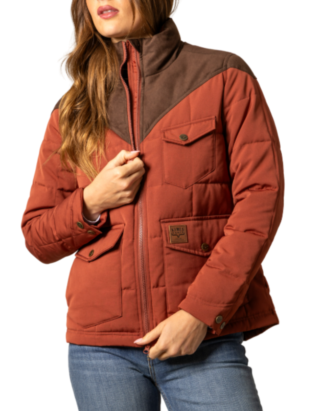 Kimes Ranch Womens Lenora Burnt Red Jacket