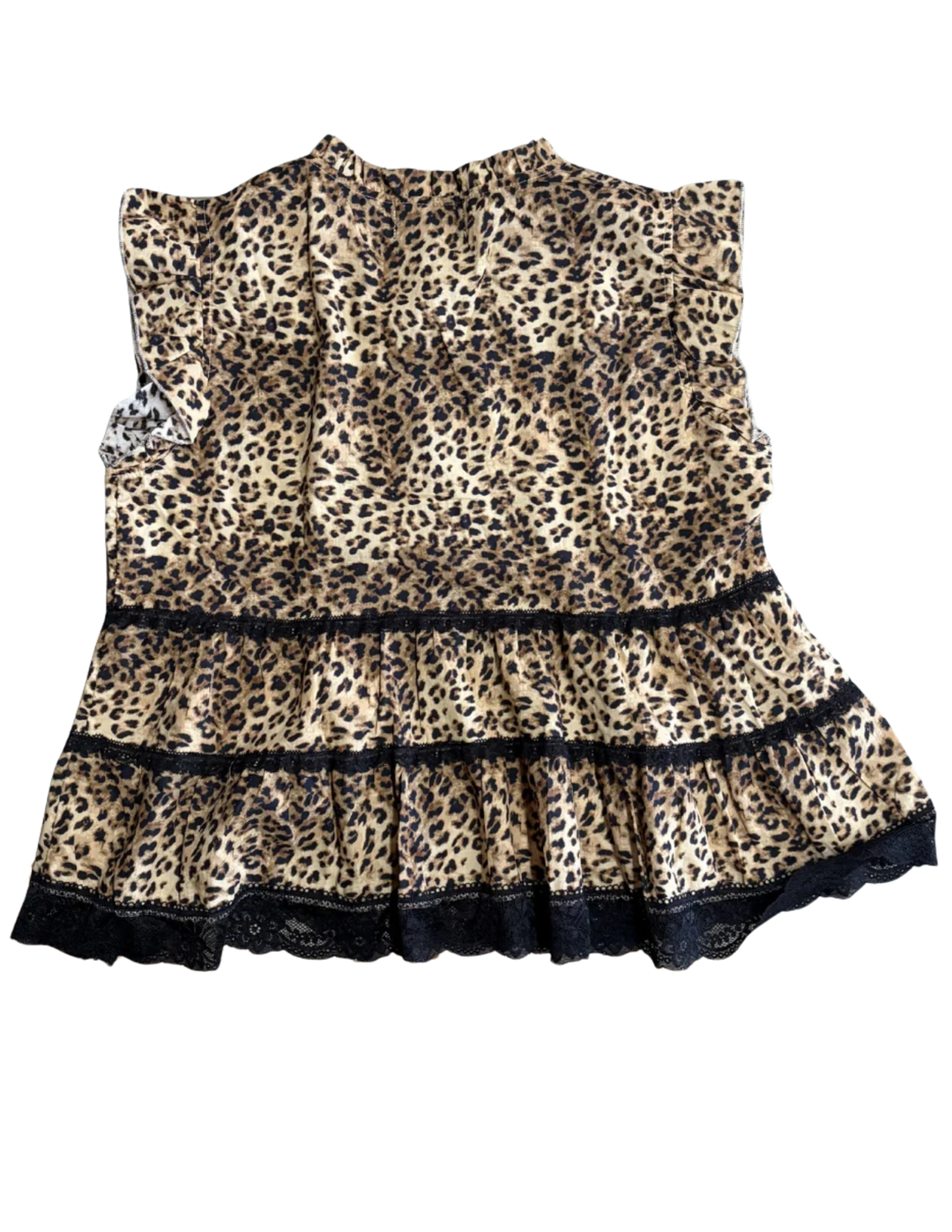 2 Fly Co. Womens Llano Lace Leopard Shirt