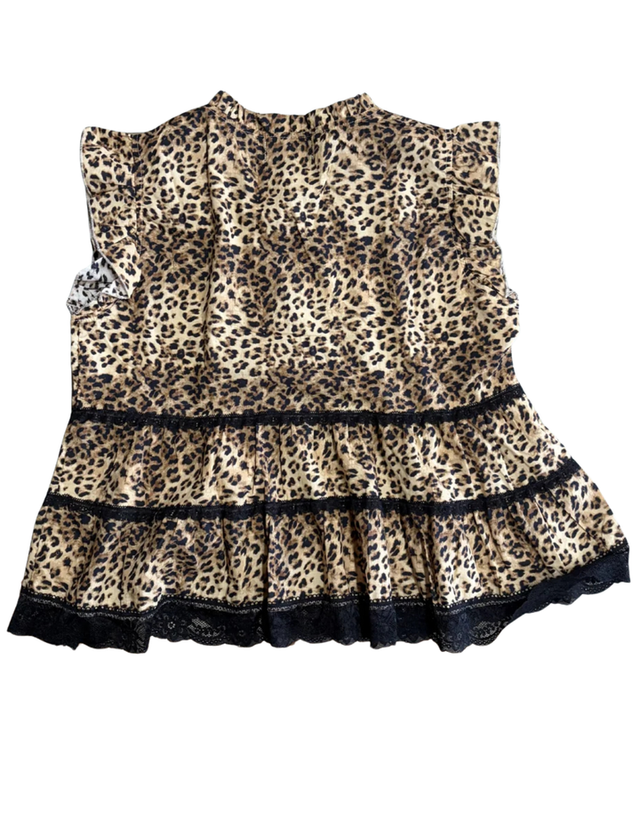 2 Fly Co. Womens Llano Lace Leopard Shirt