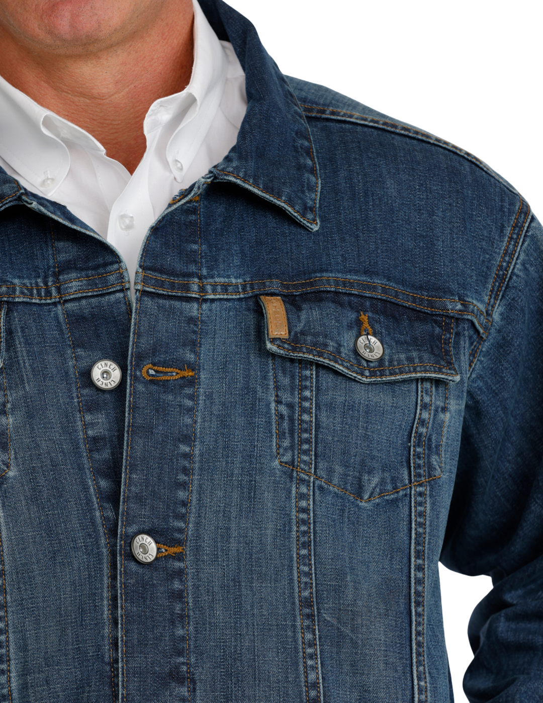 Cinch Mens Denim Trucker Jacket