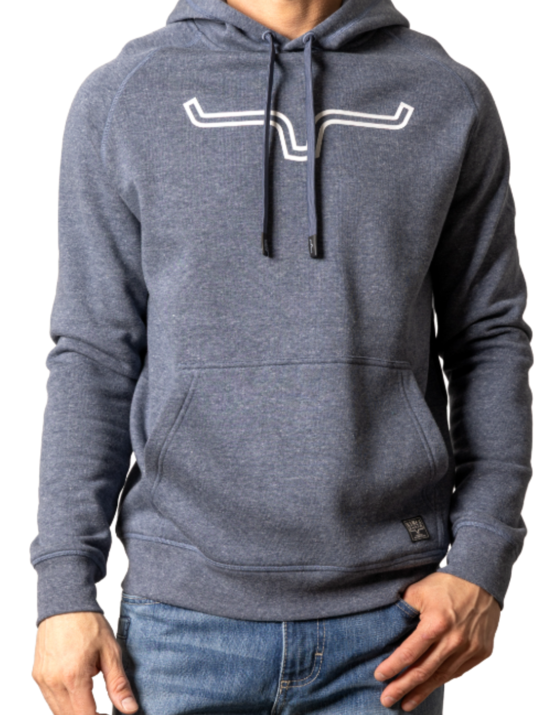 Kimes Ranch Mens Blue Heather Outlier Hoodie