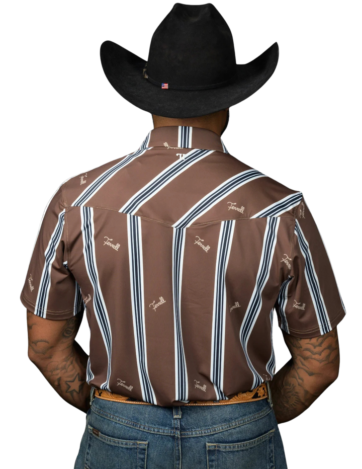 Ferrell Mens The Rhett Brown Polo