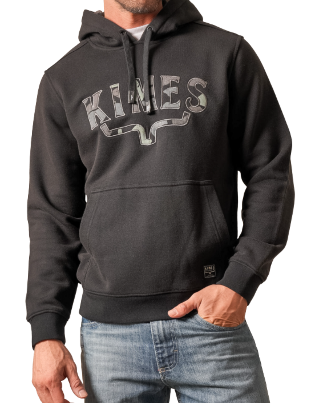 Kimes Ranch Mens Black Riddle Hoodie