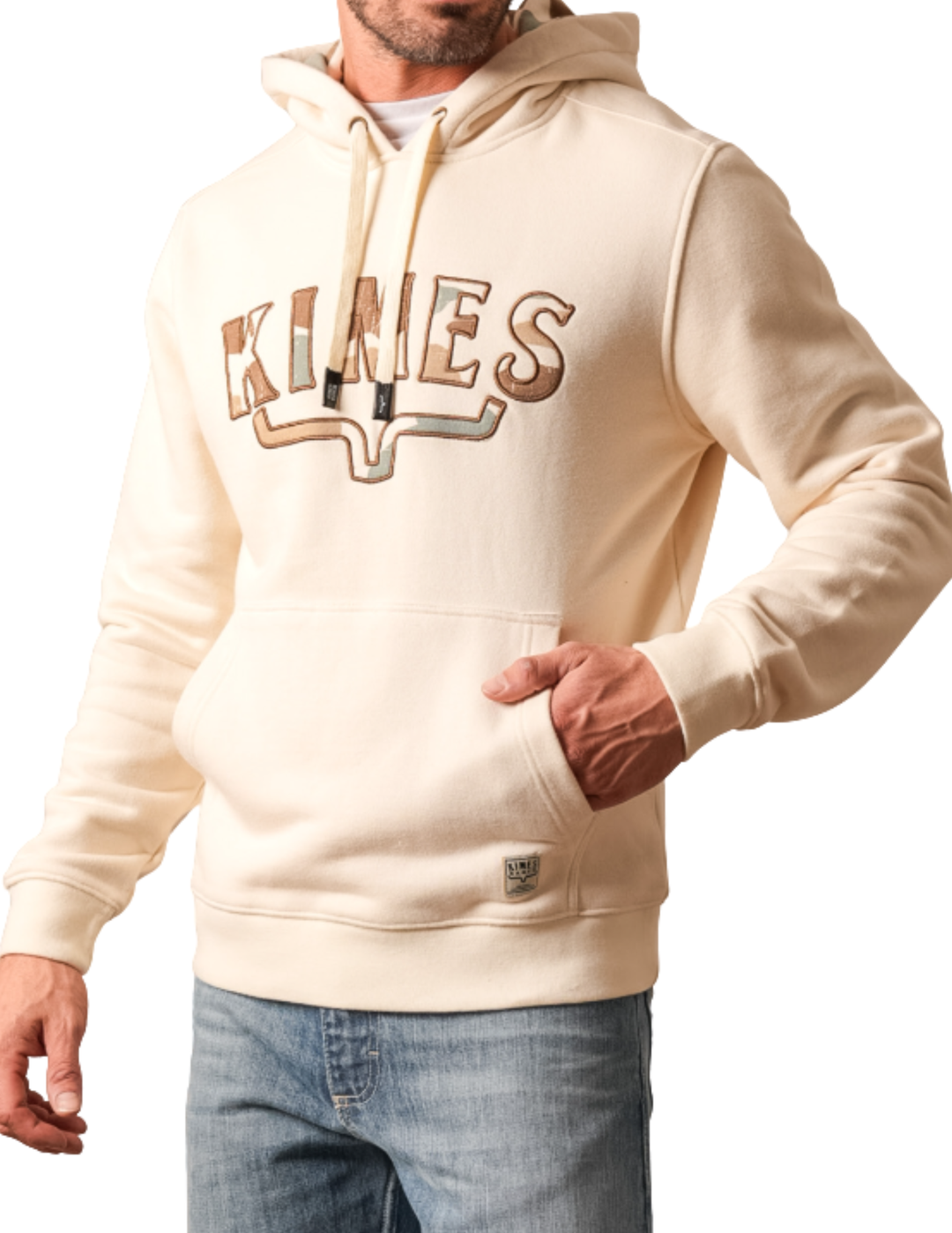 Kimes Ranch Mens Natural Riddle Hoodie