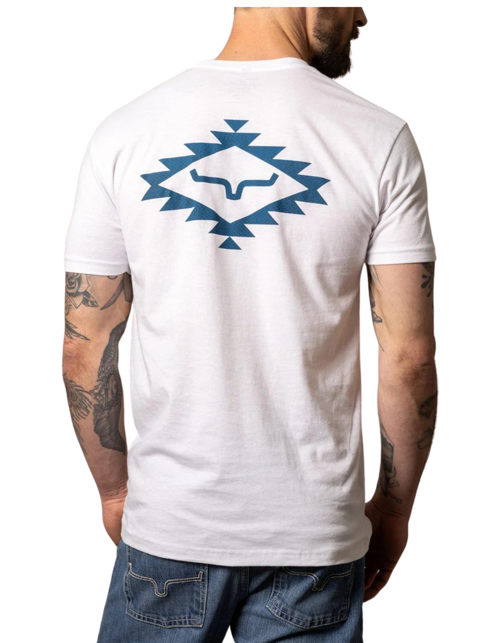 Kimes Ranch Mens White San Juan Logo T-Shirt