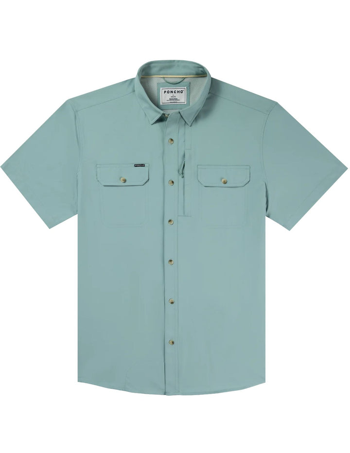Poncho Mens The Antilles Short Sleeve Shirt