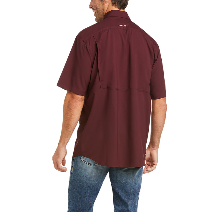 Mens Ariat Malbec Venttek Short Sleeve Shirt