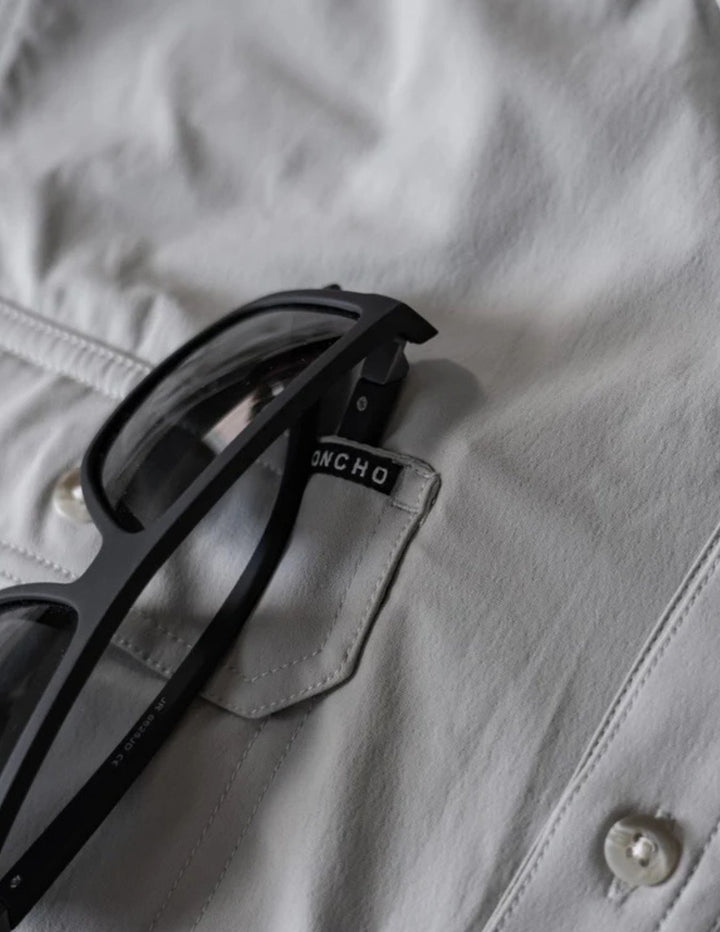 Poncho Mens The Grey Fox Short Sleeve Shirt