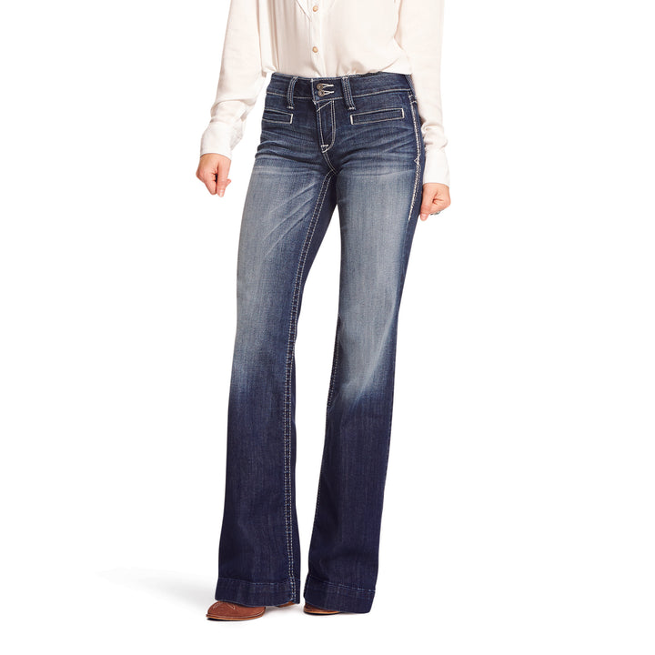 Ariat Womens Mid Rise Entwined Trouser Jeans