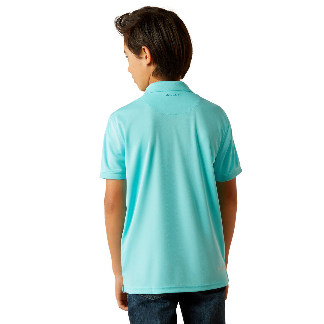 Ariat Boys Blue Radiance TEK Polo