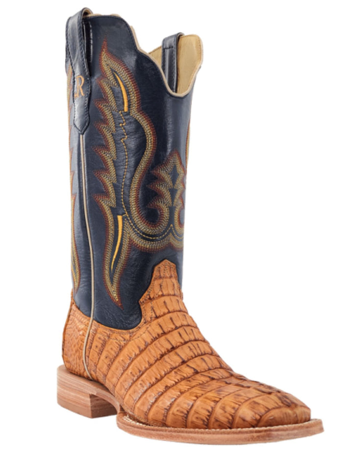 R. Watson Mens Hornback Caiman Tail Boots