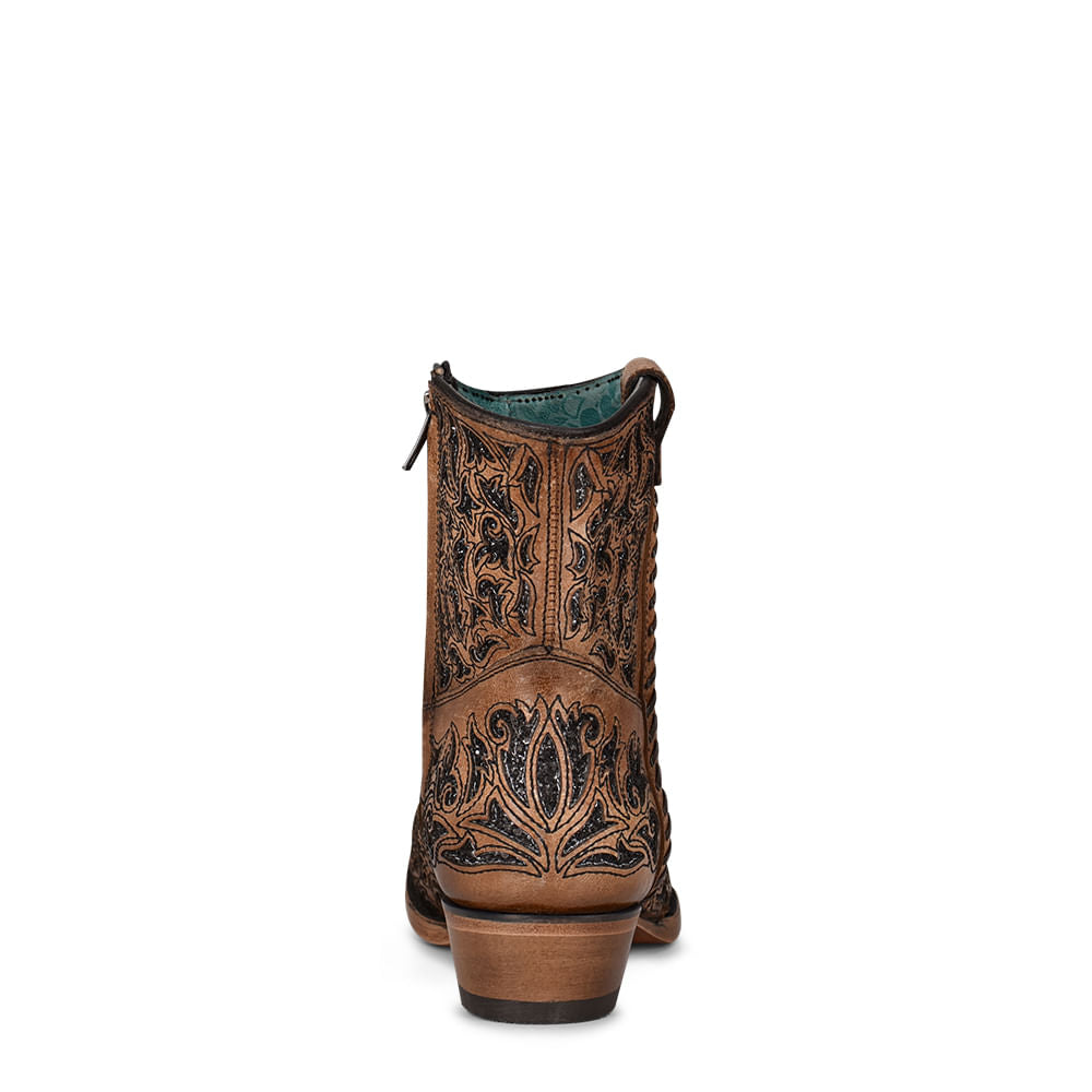 Corral Womens Glitter Inlsy Embroidery Boots