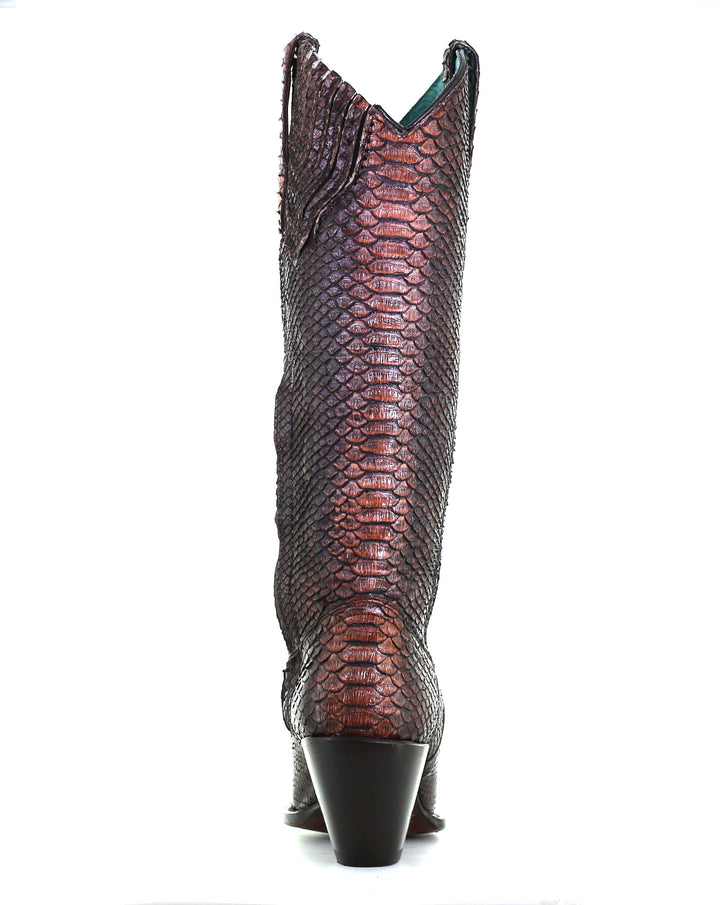 Corral Ladies Brown Python Tall Top