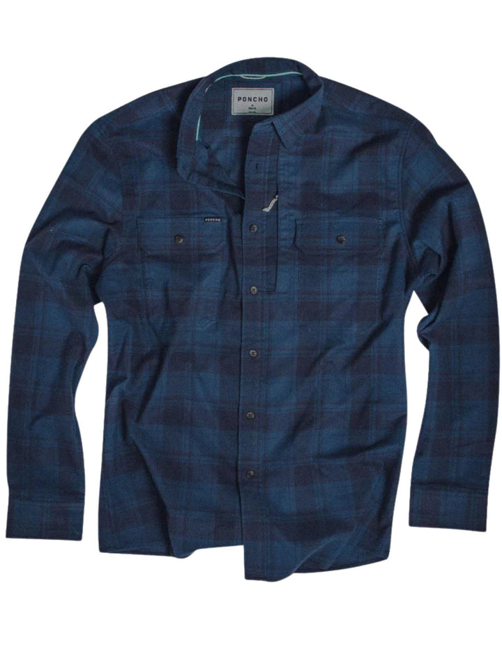 Poncho Mens The Blue Goose Long Sleeve Shirt