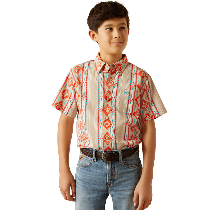 Ariat Boys Wade Short Sleeve Shirt