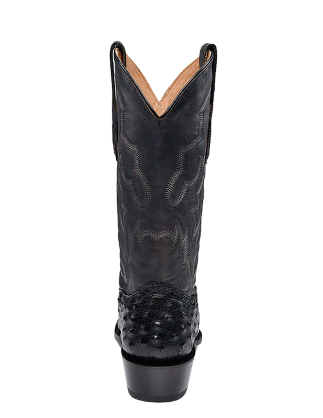 Corral Mens Black Ostrich Boots