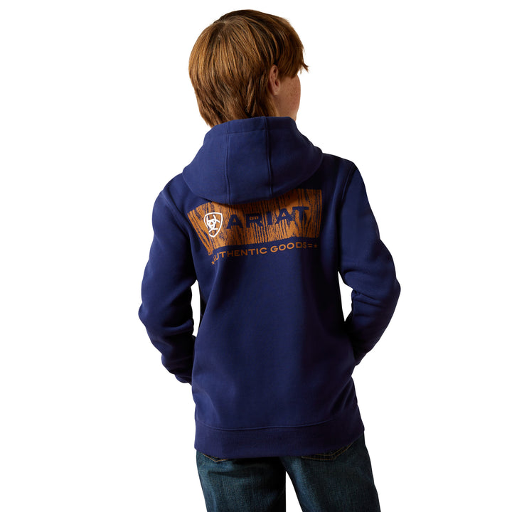 Ariat Boys Woodshop Stack Hoodie