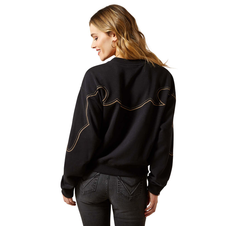 Ariat Womens Black Hickory Sweatshirt