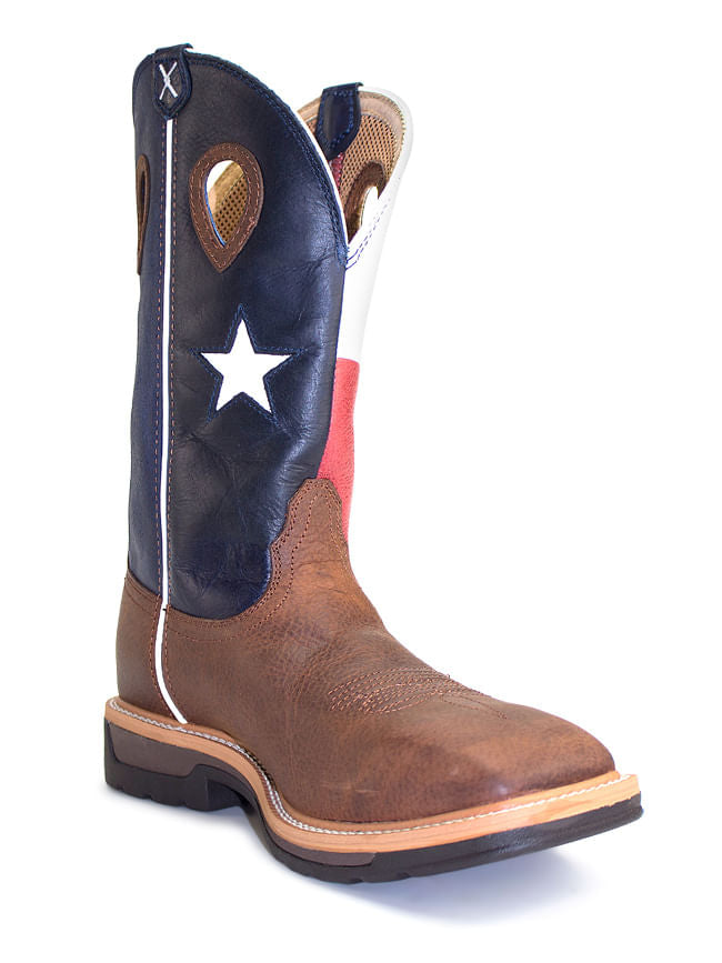 Twisted X Texas Flag Steel Toe Work Boot