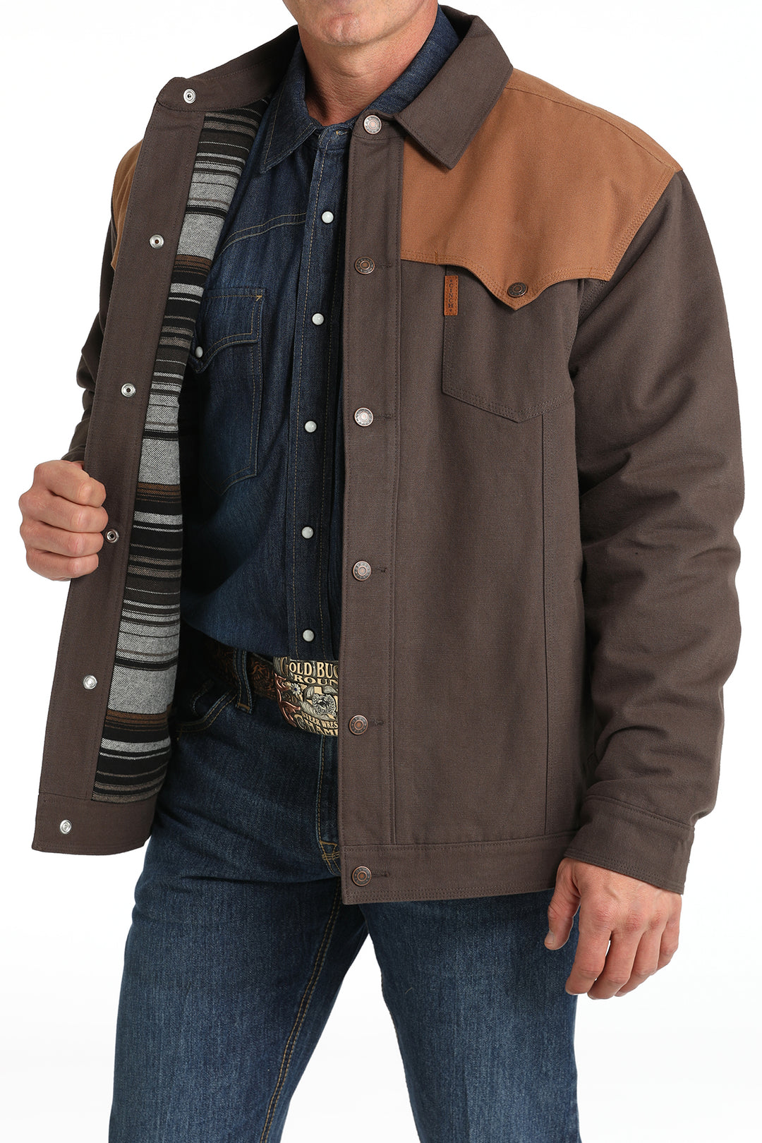 Cinch Mens Brown Canvas Jacket