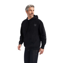 Ariat Mens Black Ariat Logo Hoodie