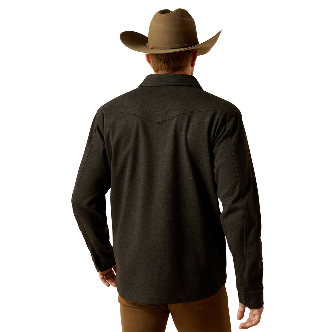 Ariat Mens Black Cattleman Shirt Jacket