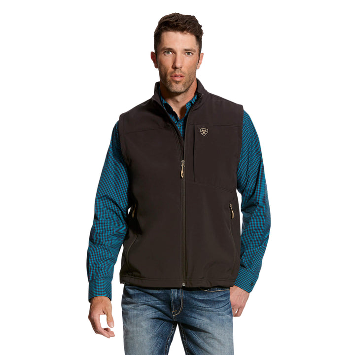 Ariat Mens Vernon 2.0 Softshell Coffee Bean Vest