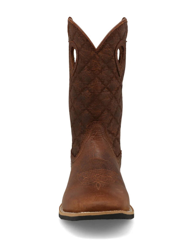 Twisted X Boys Top Hand Rawhide Brown Patina Boots