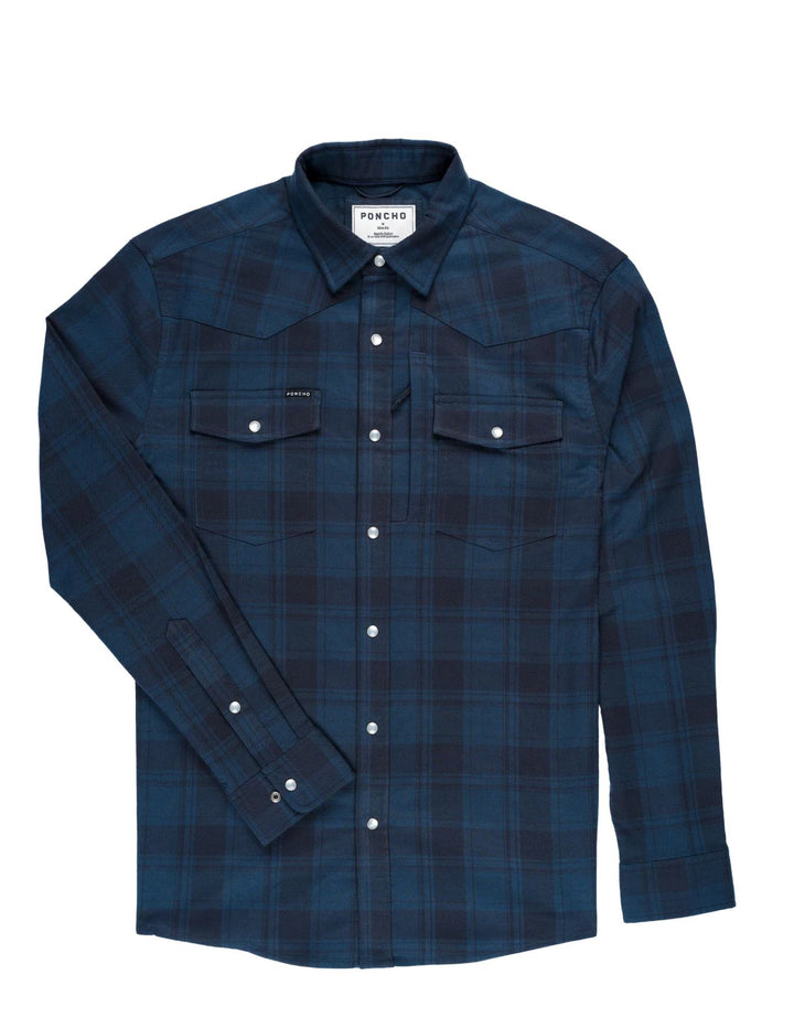 Poncho Mens The Powder River Long Sleeve Shirt