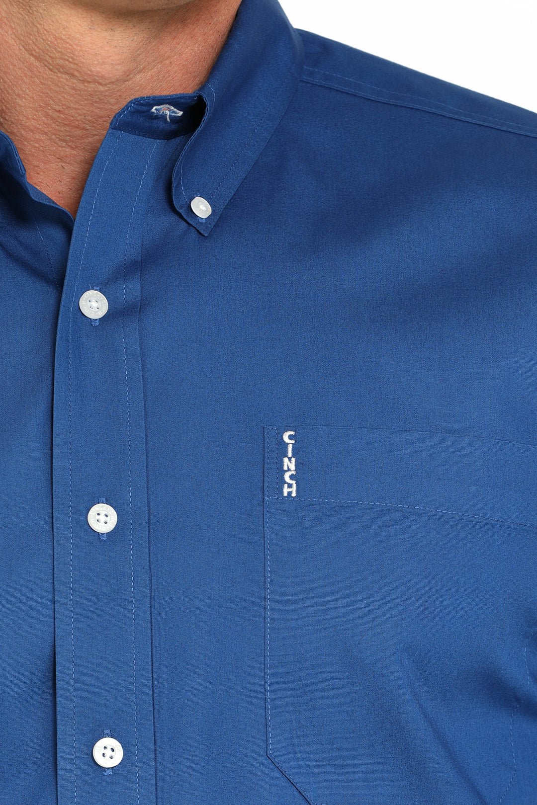 Cinch Mens Royal Blue Long Sleeve Shirt