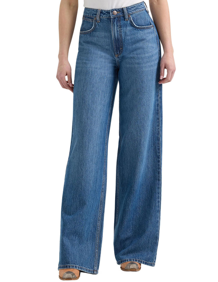 Wrangler Womens Wide Leg Jeans