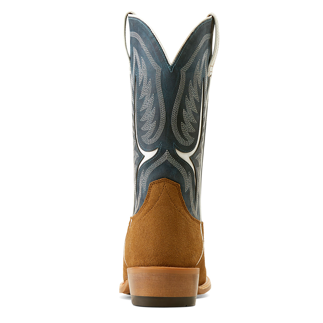 Ariat Mens Dijon Roughout Ocean Blue Stadtler Cowboy Boots