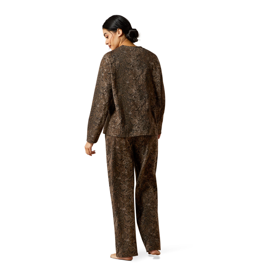 Ariat Womens Snake Print Dreams Pajama Set