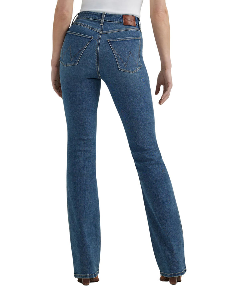 Wrangler Womens Bespoke High Rise Bootcut Jean